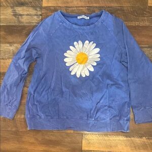 Blue Daisy Sweatshirt